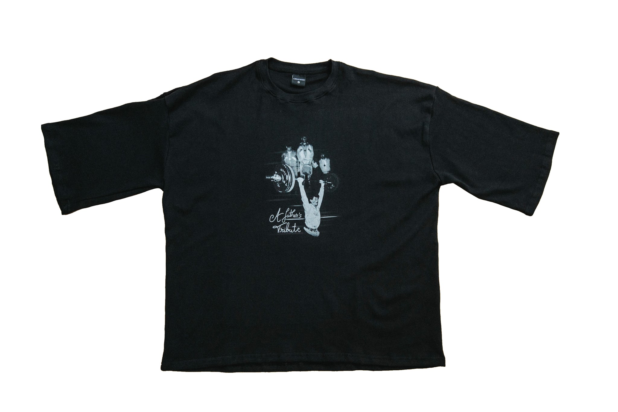 CREATEDBY Long Sleeve T-shirt A father's Tribute Black