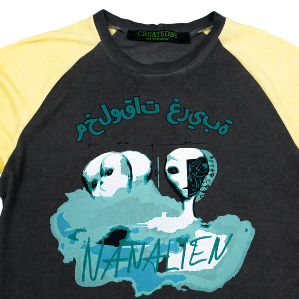 ALIEN CREATURES VINTAGE WASHED LONGLSEEVE SHIRT - createdbyns