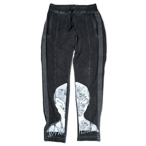 ALIEN CREATURES VINTAGE WASHED TRACK PANTS - createdbyns