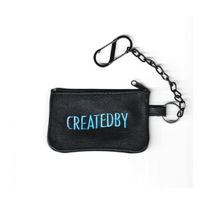 createdby classic logo leather wallet